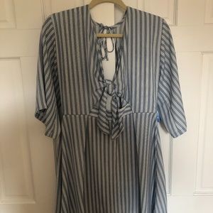 Striped Blue Dress